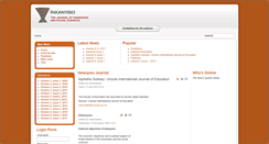 Desktop Screenshot of inkanyiso.uzulu.ac.za